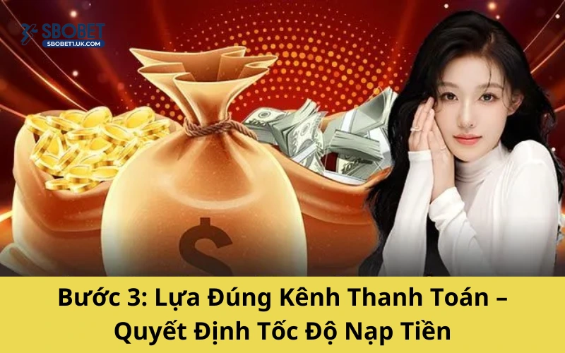 Bước 3: Lựa Đúng Kênh Thanh Toán – Quyết Định Tốc Độ Nạp Tiền