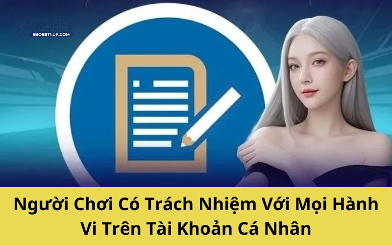 Người chơi có trách nhiệm với mọi hành vi trên tài khoản cá nhân