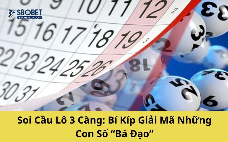 Soi Cầu Lô 3 Càng: Bí Kíp Giải Mã Những Con Số “Bá Đạo”