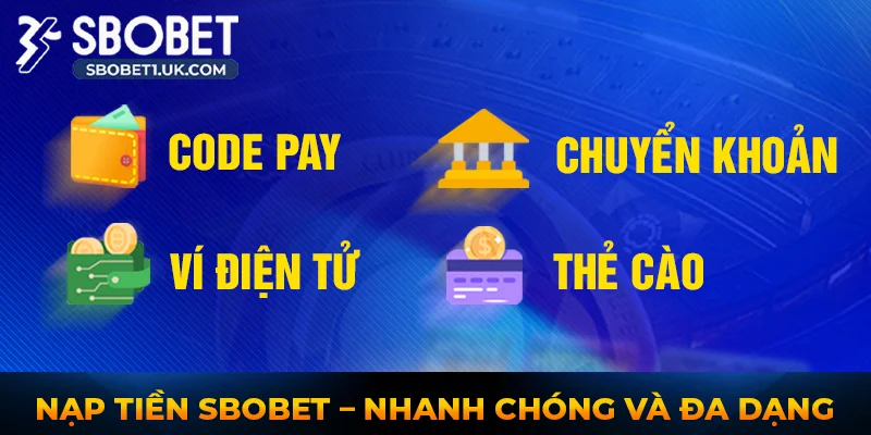 Nạp Tiền Vào Tài Khoản SBOBET – Nhanh Chóng Và Đa Dạng